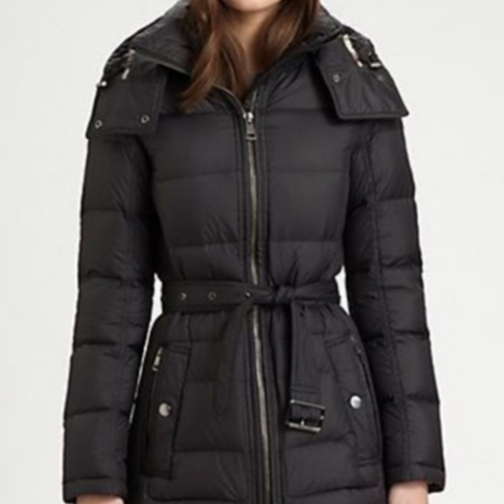 Burberry Checkered Fabric Detail